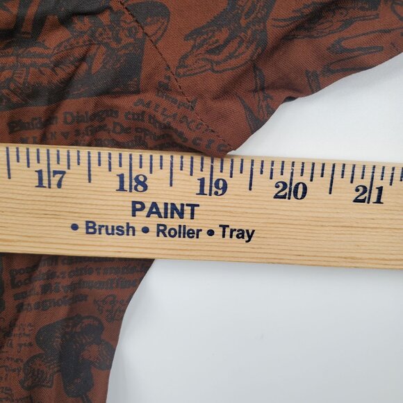 Disturbia Daemonologie Woodcut Print Button Up Midaxi Dress Women Size US 6 NWT - Picture 13 of 16